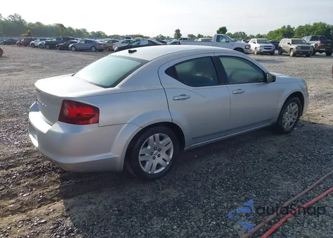 2012 Dodge Avenger Se from USA, damaged, VIN 1C3CDZAB0CN147162